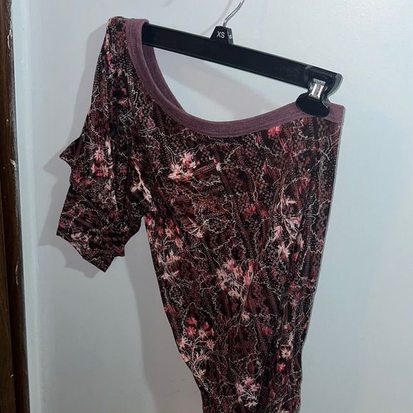 Free People Tops - Free People Multicolor Patterned Blouse off the shoulder sleeveless